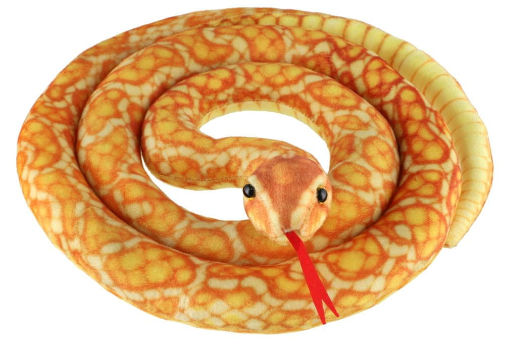 Teddies Had plyšový 200 cm oranžovo-žltý